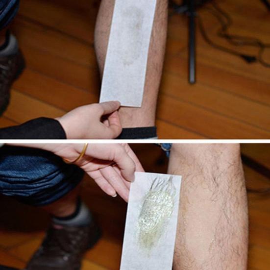 100 шт. одноразовые нетканые восковые бумажные средства для депиляции на ногах, аксессуары для удаления волос