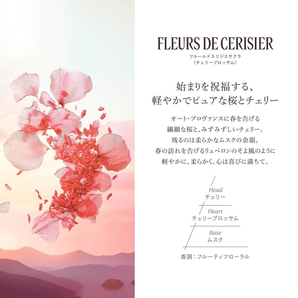 Fleur de Sourisier Sakura Eau de Popular for Men and Birthday Gift L'OCCITANE (Cherry Blossom) Toilette, 10mL, Perfume, Fragrance, Women,