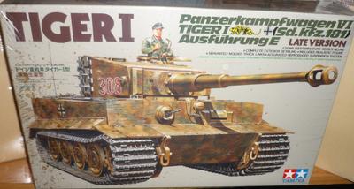Tamiya Серия военных миниатюр Tiger I Поздняя модель 1/35