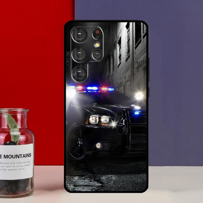 Полицейские Машины Свет Ночью Чехол Для Samsung Galaxy S25 Ultra S9 S10 S20 FE S21 S22 S23 Plus S24 Ultra Чехол для Телефона