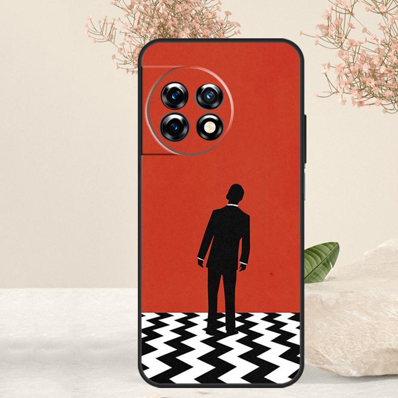 Твин Пикс Огонь, иди со мной Чехол Для OnePlus 15 13 12 11 13T 13R 15R 10R 10T 8T 9 10 Pro Nord 5 CE 4 3 Lite N20 N30 Обложка
