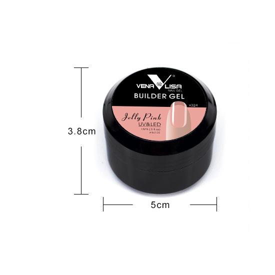 Venalisa Гель-лак для ногтей 15 мл, отмачиваемый УФ-светодиодный гель для наращивания ногтей, липкая дрель для французского фона, усиление дизайна ногтей, 12 цветов