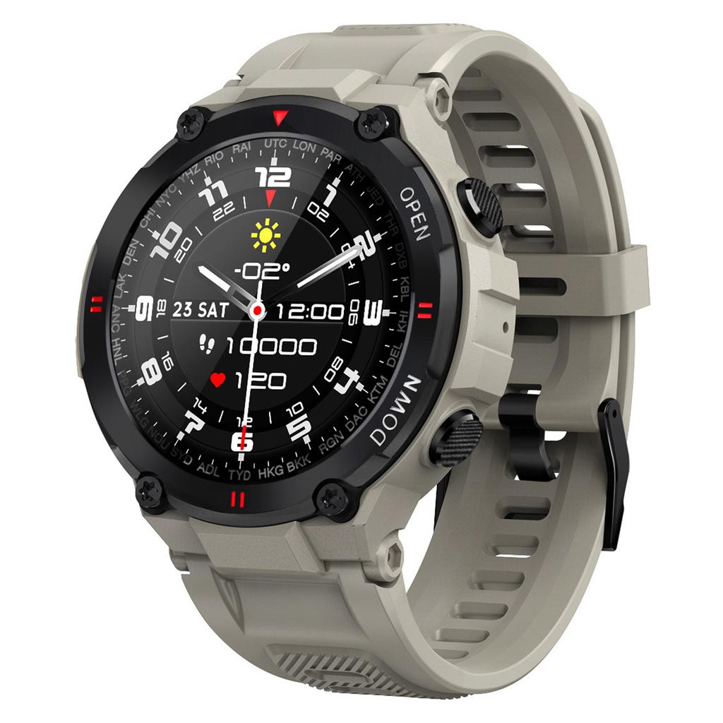 Фитнес-браслет K22 1,28-дюймовый IPS-экран, монитор сердечного ритма, артериального давления, Bluetooth-совместимые умные часы