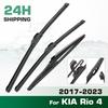 For KIA Rio 4 2017-2023 2018 2019 2020 2021 2022 Wiper Front&Rear Wiper Blades Windshield Windscreen Window Brushes 24"+16"+11