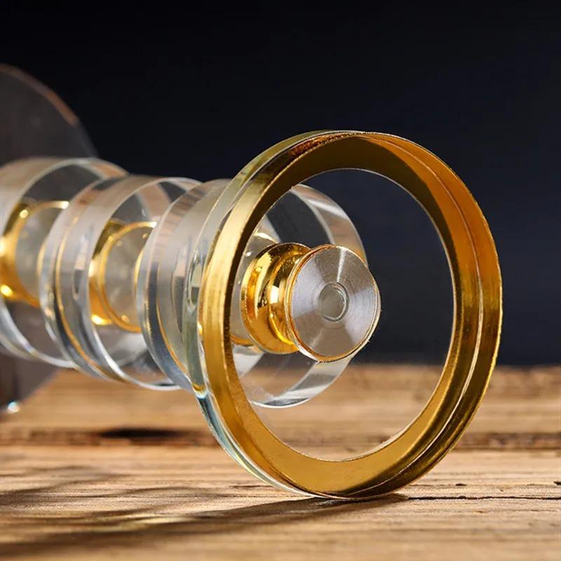 Buddhist Supplies Crystal Candle Holder Ornaments Windproof Lampshade Buddha Hall for The Buddha Candle Holders Decoration