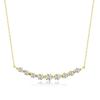 Lala Christie Women's Diamond 0.3ct Smile Line Necklace In 18K Gold (lp51-0019-yg)