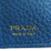 Pristine PRADA Bifold Wallet cobalt leather Women 1MV204 Used