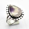 Amethyst Ethnic Handmade Ring Jewelry US Size-9.25 R 5845