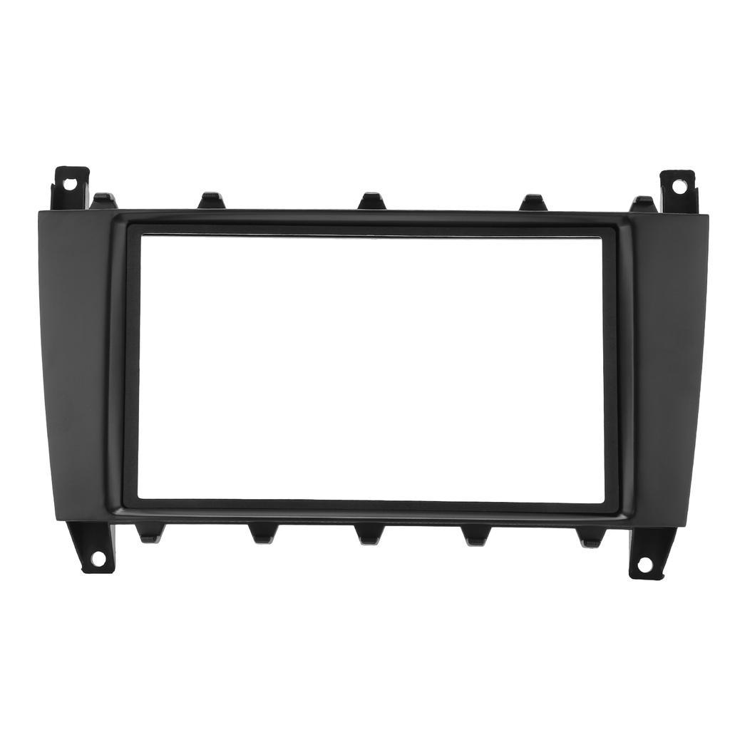 Car Stereo Frame Fascia 2 DIN Replacement for Mercedes BENZ C CLASS W203 GLKClass C209 20052009