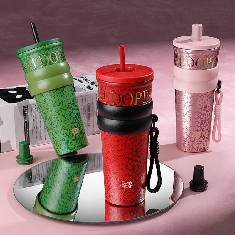 Xiaoyueya Light Luxury Goddess Insulated Straw Tumbler
