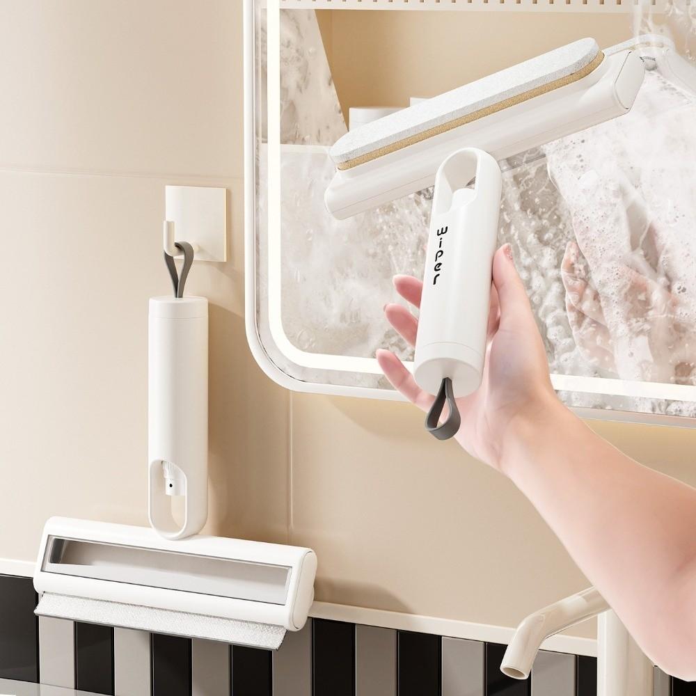 Portable Screen Window Brush Efficient Multi-functional Tool Scraper Bathroom Glass
