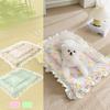 Korean Style Spring and Summer Small Floral Four-season Universal Pet Mat Dog Sleeping Mat Kennel Cat Nest Two-sided Autumn and Winter Mat