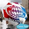 Custom Name Bayern Munich Crest Umbrella Folding Umbrella, Automatic Umbrella - 8-Frame for Travel, Casual Lightweight Personalized Gifts