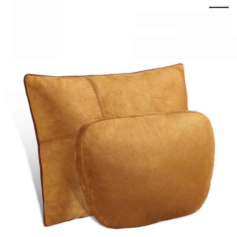 Подголовник для автомобиля, подушка для шеи, поддержка талии, замшевая подушка на спинку сиденья для Mercedes-Benz S-класса, универсальная подушка для автомобиля.