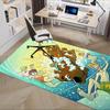 Коврик под офисное кресло Scooby-Doo для домашнего офиса, Защита пола, Нескользящие коврики для кухни, Милый коврик с мультяшным декором