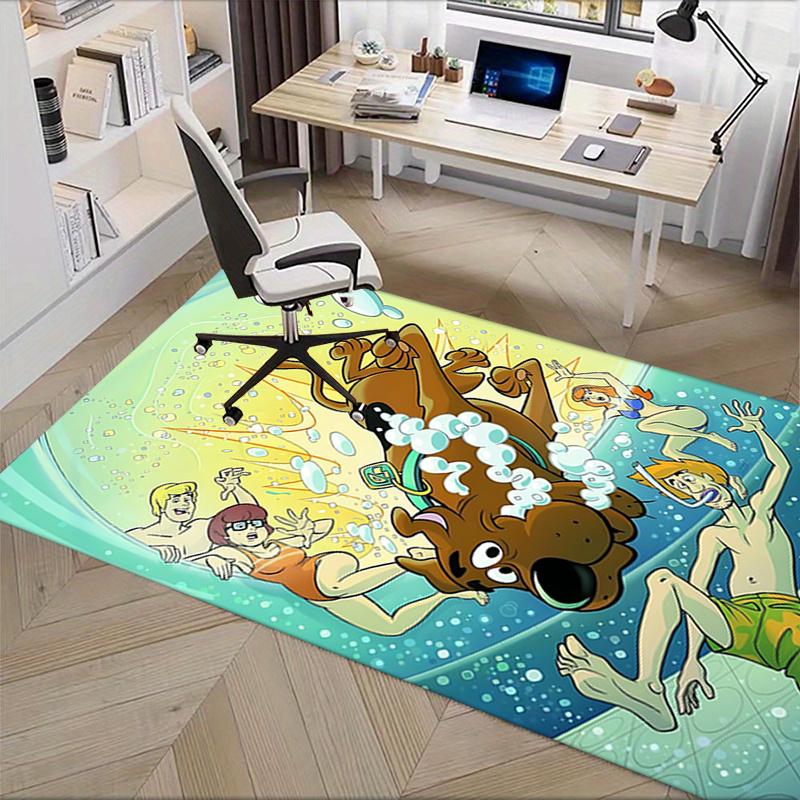 Коврик под офисное кресло Scooby-Doo для домашнего офиса, Защита пола, Нескользящие коврики для кухни, Милый коврик с мультяшным декором