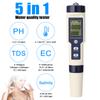 EZ-9909 5-в-1 тестер PH/EC/TDS/солености/термометр портативный тестер тестер качества воды без подсветки с аккумулятором