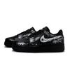 Nike Air Force 1 Night Legend Black Pu Low top Skateboard Shoes Unisex Absolute Black FZ0627-010(Team1925-)