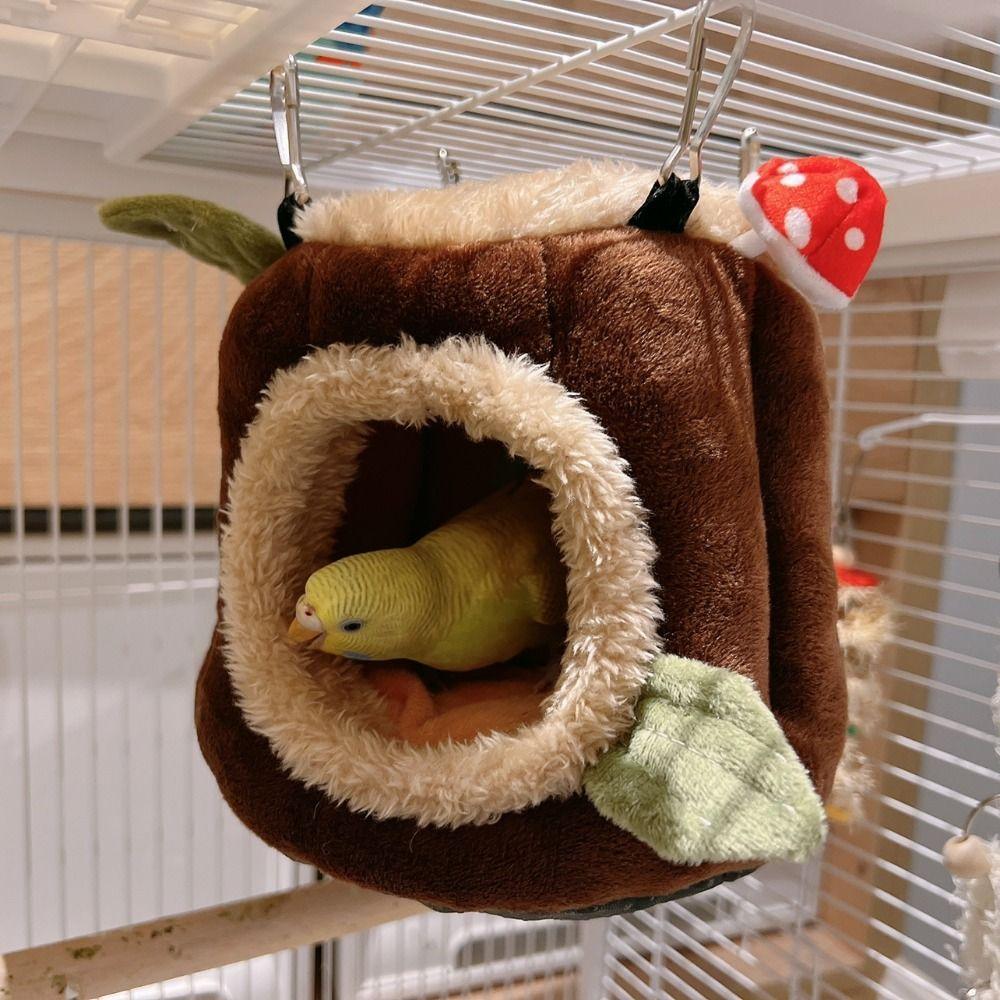 Теплый домик для хомяка Мягкие клетки для птиц и попугаев Креативная палатка для морских свинок Товары для животных