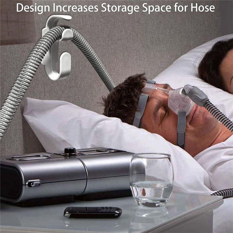 A60ZCPAP Держатель-вешалка для шланга для кровати, стены, держатель для маски и крючок для шланга Предотвращает запутывание шланга
