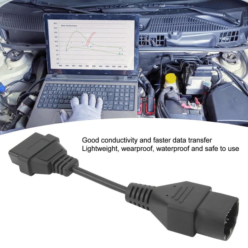 Диагностический кабель сканера ODB2, замена адаптера разъема с 17 на 16 контактов для Ford Ranger