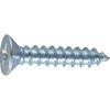 TRUSCO Countersunk Head Tapping Screws, Unichrome, Size M4.0 X 12, 160 Pieces, B08-0412