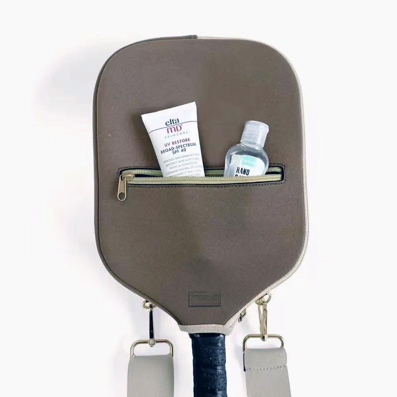 Неопреновый водонепроницаемый чехол для пиклбольной ракетки и теннисная наплечная сумка