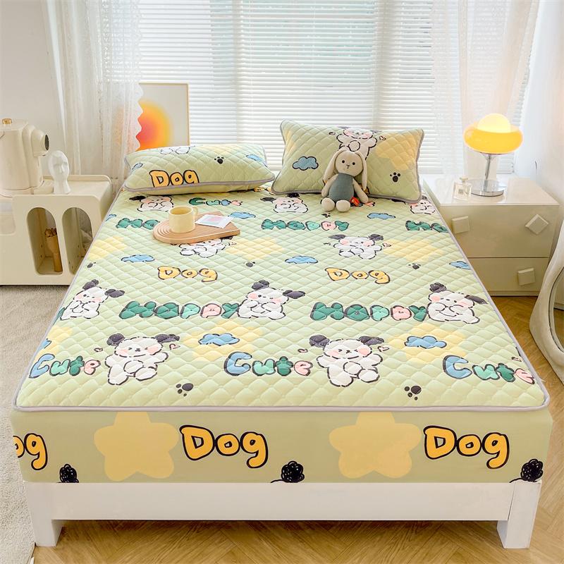 Простыня с цветочным узором, покрывало для кровати размера «queen size», утолщенная простыня, стеганый чехол для матраса, tampa de colchão (Наволочка Нужен заказ)