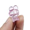 Мода DIY Прозрачные ювелирные изделия Аксессуары Браслет Ожерелье УФ-покрытие Ослепительный 5 шт. Кролик Бусины Свободные Материалы Ручной Работы Подвеска
