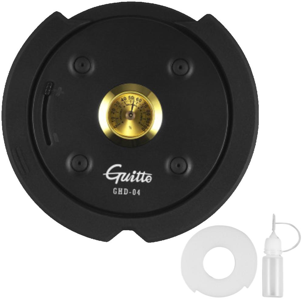 Acoustic Guitar Humidifier Acoustic Soundhole Cover with Guitar Hygrometer Folk Guitar Humidifier for Guitar Care & Maintenance