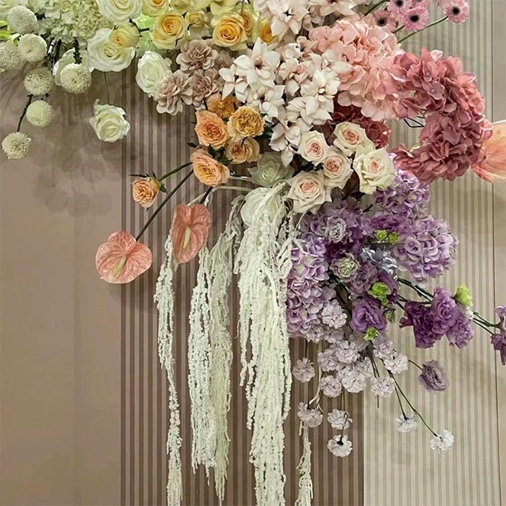 Multicolor Artificial Hanging Plant Ornament Hanging Amaranthus Flowers  Gift