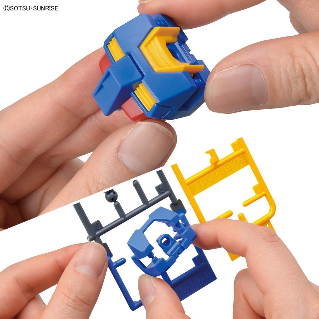 BANDAI SPIRITS Мобильный доспех Гандам RX-78-2 Гандам, масштаб 1/144, пластиковая модель с цветовой кодировкой.