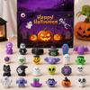 jijijing Halloween Advent Calendar, 24 Days Countdown Calendar with Pcs Slow Rising Squeeze Toys, Scary Collectible Dolls Gifts for Kids, Party Favors