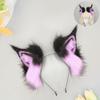 Fluffy Animal Ear Headband Cosplay Anime Convention - Fox Wolf Lynx Ears In Soft Plush Adjustable One Size