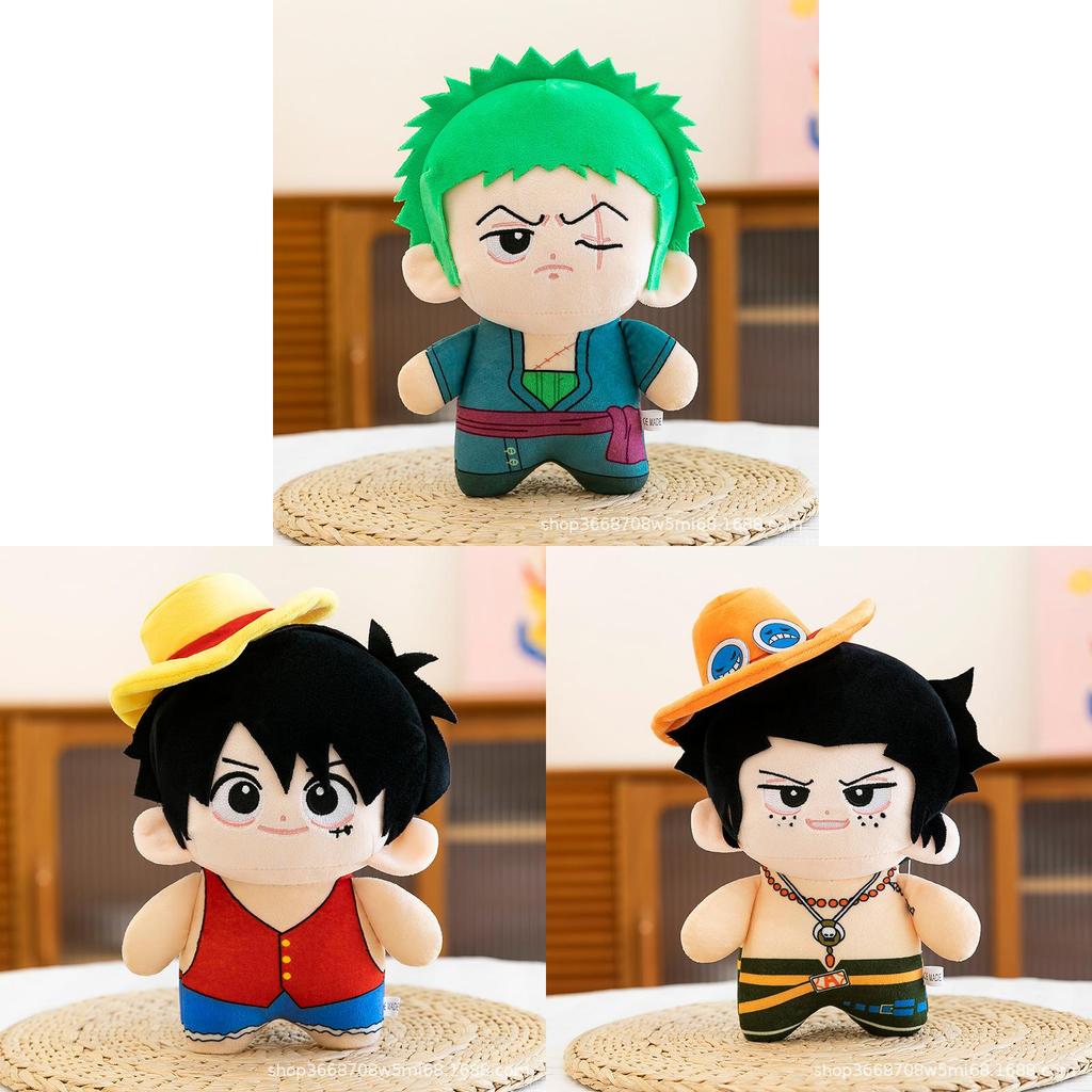 Плюшевая игрушка One Piece Луффи Эйс Зоро Санджи Коллекционный подарок для фанатов