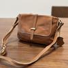 Сумка-мессенджер из натуральной кожи в стиле ретро, универсальная, легкая, женская, маленькая сумка, сумки через плечо для поездок на работу