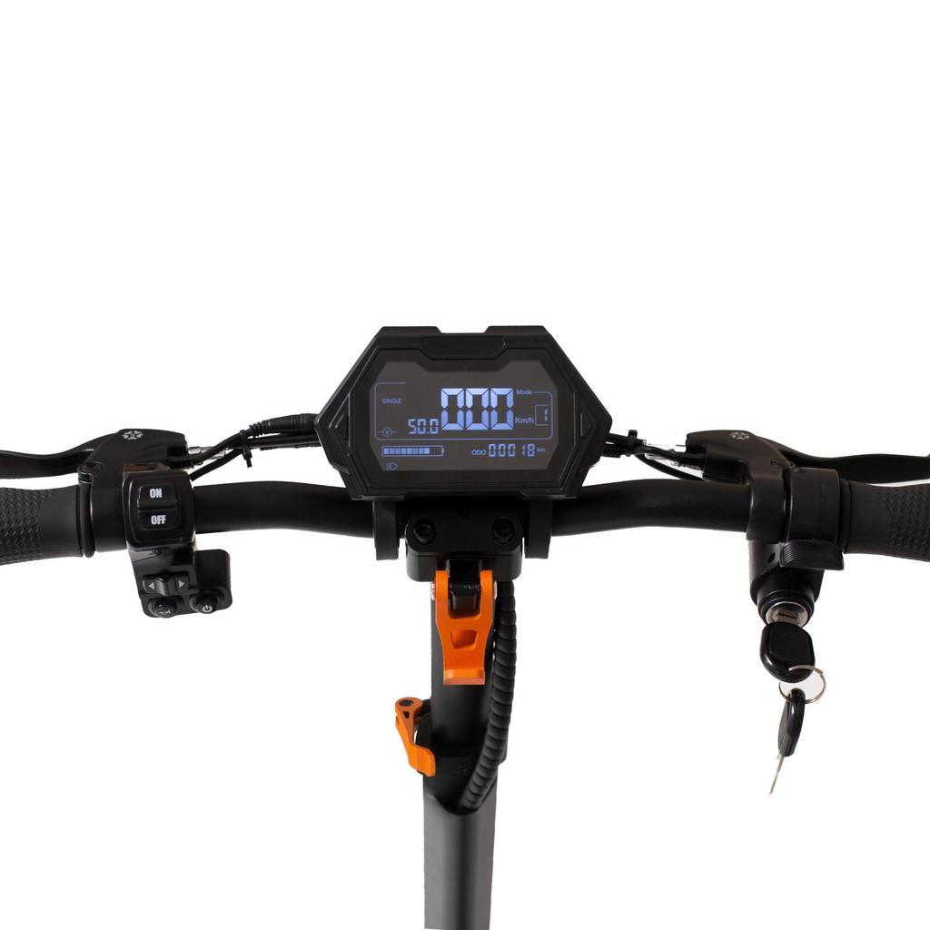 Folding Electric Scooter with Detachable Seat Kukirin G2 Pro 600W Motor 48V15.6Ah Battery 45km/h Max Speed 58km Max Range