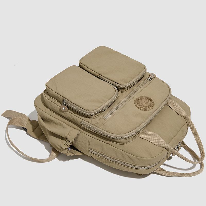 Модный женский рюкзак, водонепроницаемый, нейлоновый, с мягкой ручкой, с несколькими карманами, на молнии, для путешествий, школьные сумки, рюкзак для ноутбука