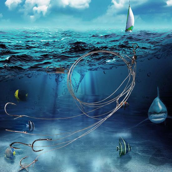 MUQZI спортивный аксессуар из нержавеющей стали с защитой от намотки, поворотный рыболовный крючок, аксессуары для рыболовных снастей