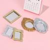 Micro Ornaments Retro Dollhouse Frame Accessories Dollhouse Mirror Miniature Wall Room Mini Mirror