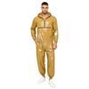 Mens Waterproof Tracksuit Hooded Windbreaker Front Zipper Pocket Jogging Pants Elastic Waist Rainwear Suit