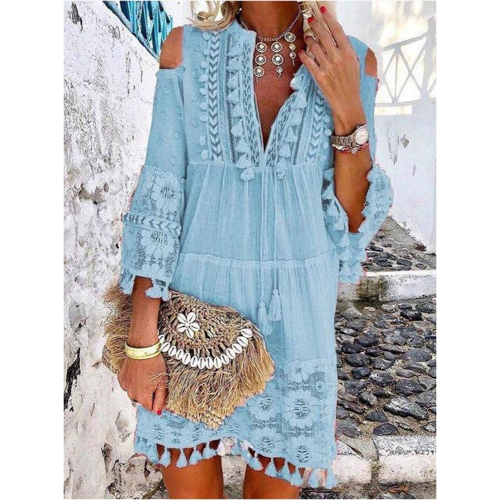 Spring Summer New Sweet Elegant Fashion Women's Dress, Leisure European Ladies Casual Dress