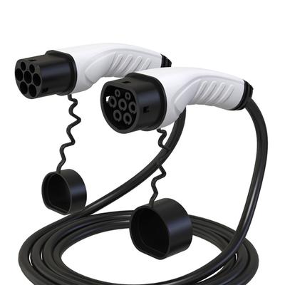 16A/32A 11kW 22KW Type2 EV зарядный кабель для электромобилей женский-мужской для автомобиля EV/PHEV удлинительный кабель для электромобиля