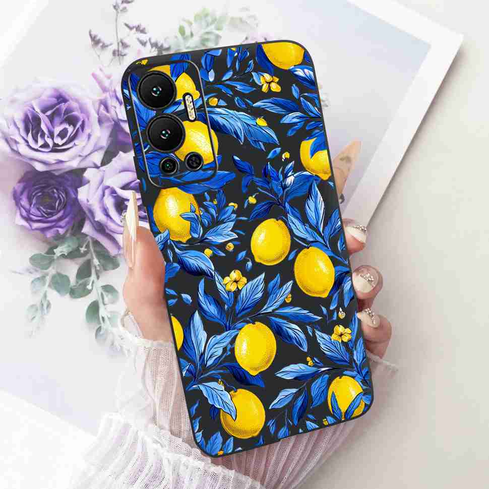 For Infinix Hot 12 Case Nice Butterfly Back Cover Phone Case Soft TPU Silicone Coque Cases For Infinix Hot12 Hot 12 Bumper