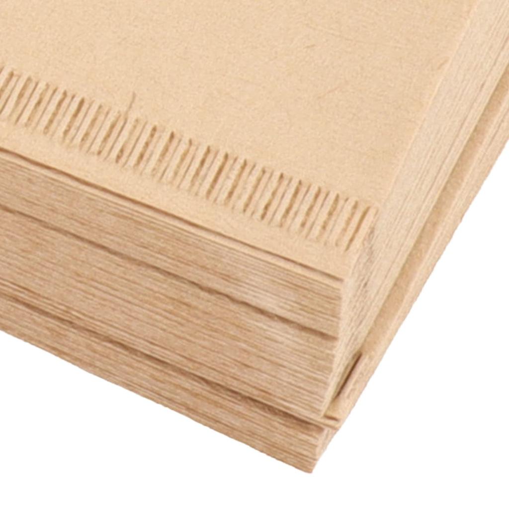 Disposable Coffee Filter Paper, Reduces Fine Powder, Pack of 100, for Commercial and Home Use, 1-2 Cups