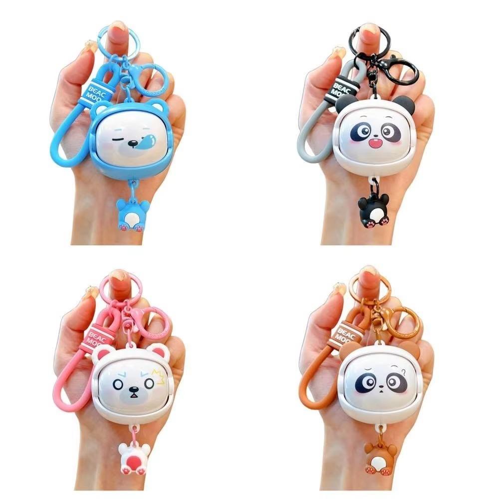 Брелок для ключей с изображением мультяшного лица, подвеска для школьного портфеля, креативная кукла, брелок для ключей, детская игрушка