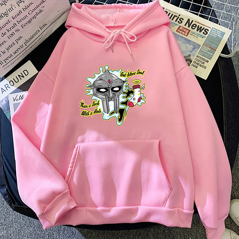 MF DOOM Рэппер Певица Толстовка с принтом унисекс Толстовки с длинными рукавами Хип-хоп Rip Одежда унисекс Уличная одежда с капюшоном Флисовая зимняя толстовка