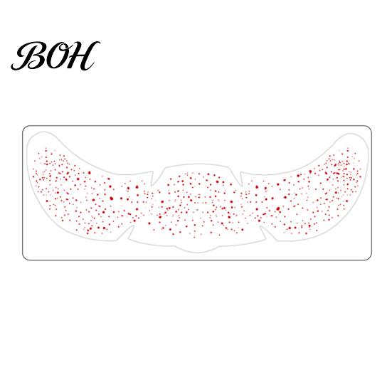 Eco-friendly Temporary Tattoos Tattoo Sticker, Red Freckles Face Tattoo, Waterproof Non-irritating for Kids Adults Festive Party Makeup Skin-friendly