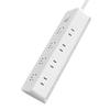 Multi-Function Triangular Power Strip with USB Ports