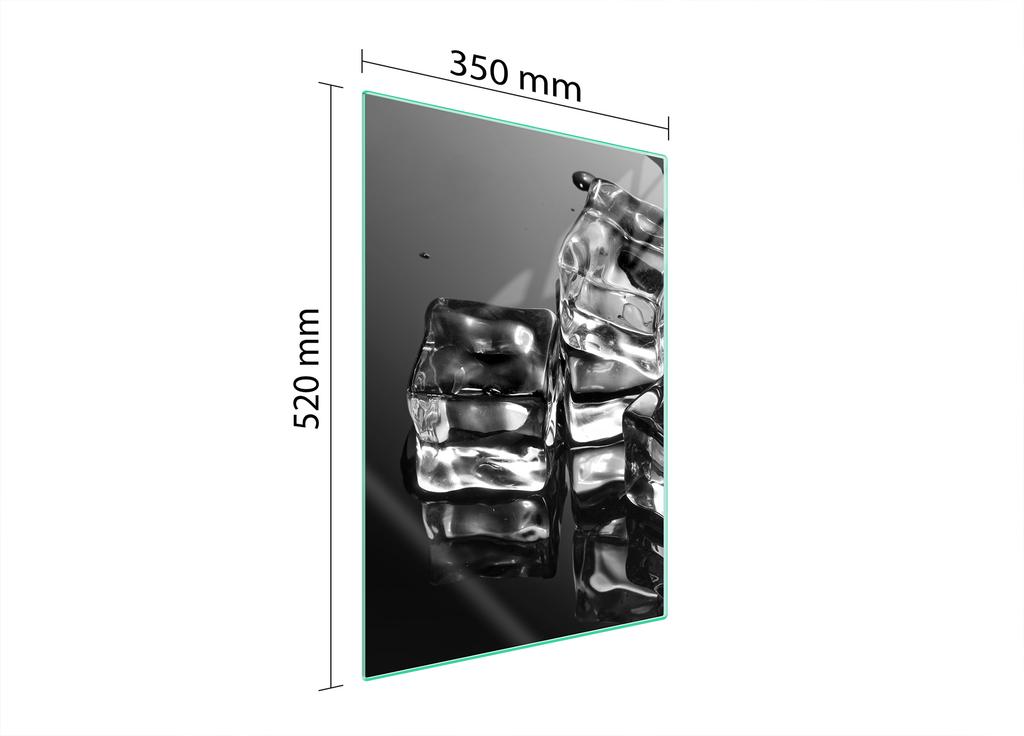 GLASS CUTTING BOARD 35x52 Ice